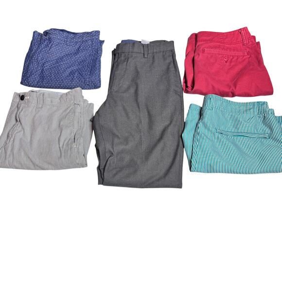 Men's Lot of 5 Shorts Pants Dressy Preppy sz 31 Banana Republic COLE Chaps - Picture 1 of 12